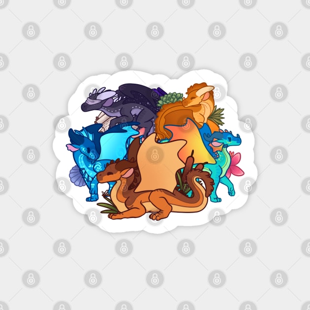 Chibi Dragonets of Destiny Sticker by EnchantedAnimal